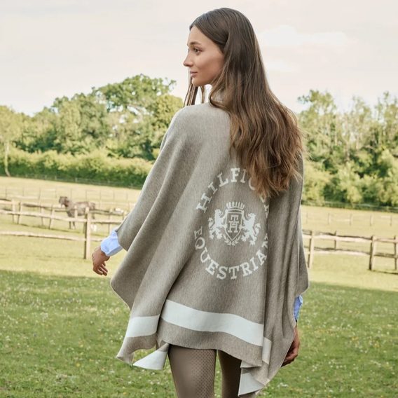 Pončo Tommy Hilfiger Equestrian Greenwood dámské Kolekce 2026/27
