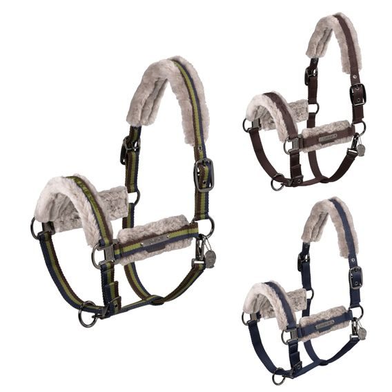 Ohlávka Eskadron Platinum Double Pin Girth Fauxfur Kolekce 2024/25