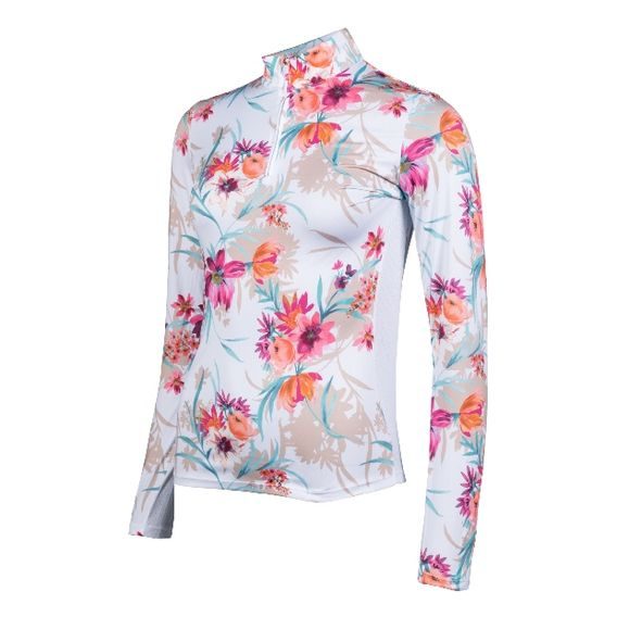 Tričko funkční HKM Flower dámské dl. rukáv OUTLET