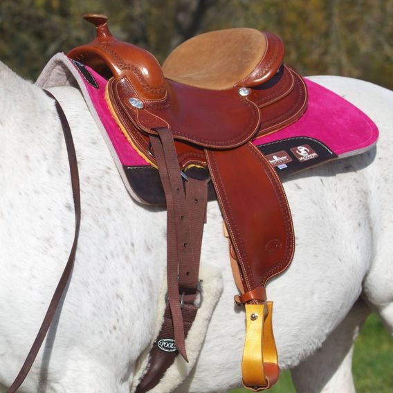 *W* Westernové sedlo Allround Westwood USA 16" FQH hnědé