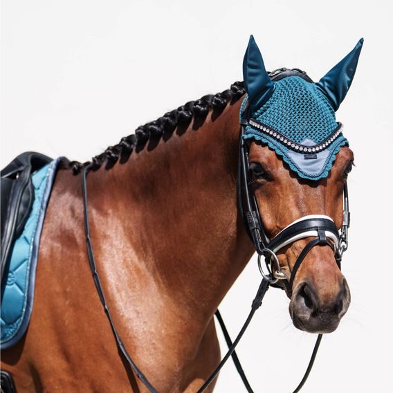 Čabraka na uši Equestrian Stockholm Teal blue Kolekce 2025/26