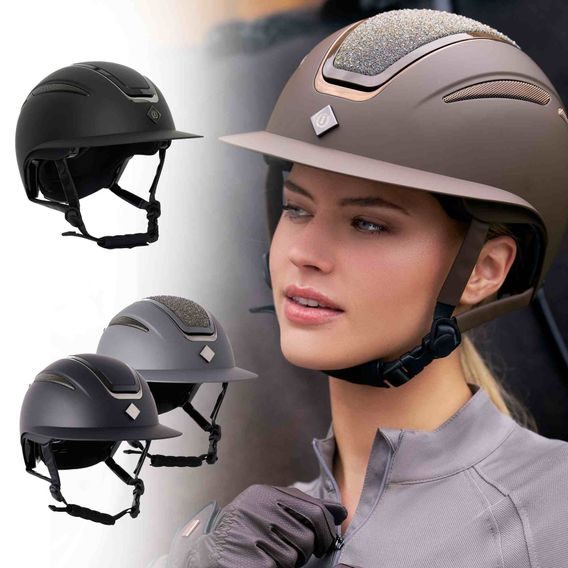 Jezdecká ochranná helma Imperial Riding Olania Deluxe Lady