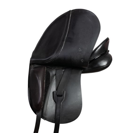 Komise č.P89605 Sedlo Passier Young star II 15,5 černé vč. 078801 + Passier modrý obal + větší i menší opěrky