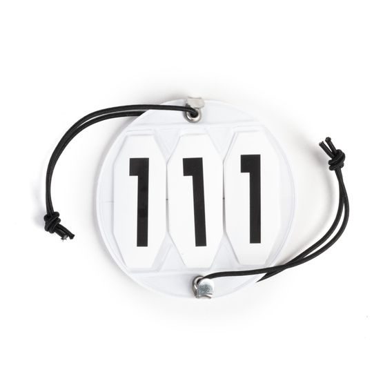 Startovní čísla na uzdečku 3místná