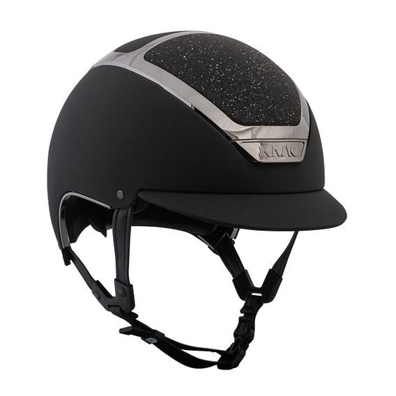 Jezdecká ochranná helma KASK Dogma Chrome II Swarovski Carpet KOLEKCE