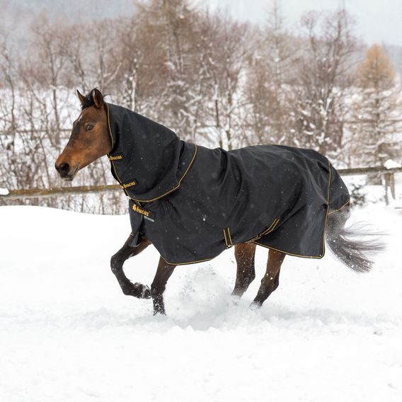 Deka lehká výběhová Bucas Irish Turnout Light 50g s odnímat. krkem