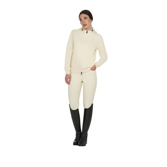 Mikina Equestro Shiny Logo Hoodie dámská Kolekce 2026