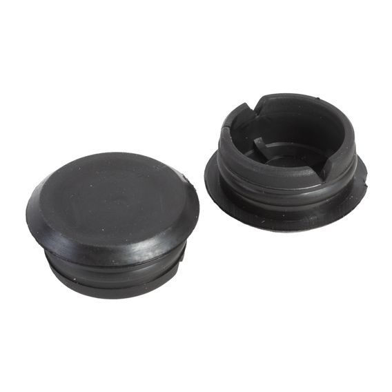 Zátky k rohovému plastovému žlabu Cassini (300/84)