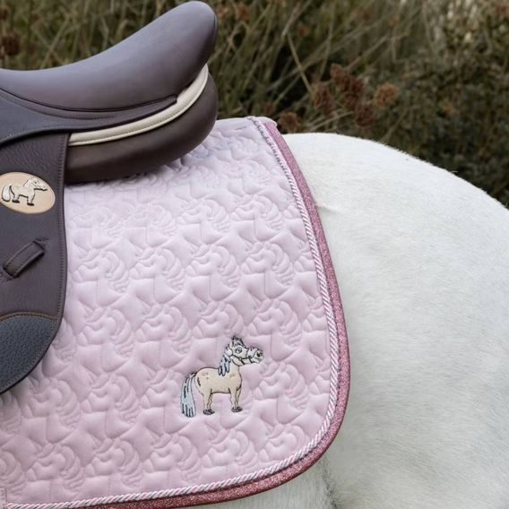 Podsedlová dečka Kentucky Unicorn Head Glitter