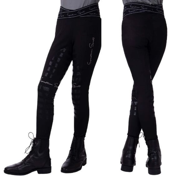 Jeggings QHP Karley Grip sed dětské KOLEKCE