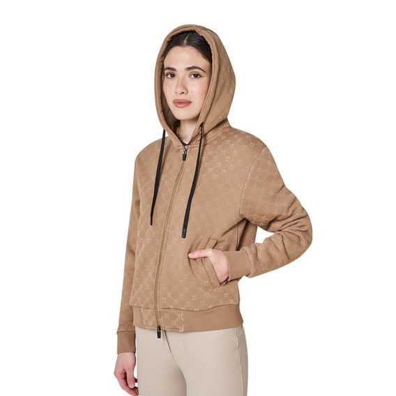 Mikina Equestro Monogram Full Zip dámská Kolekce 2026/27