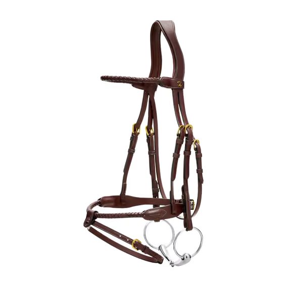 Uzdečka Dy'on Braided Flash Noseband DYARAY