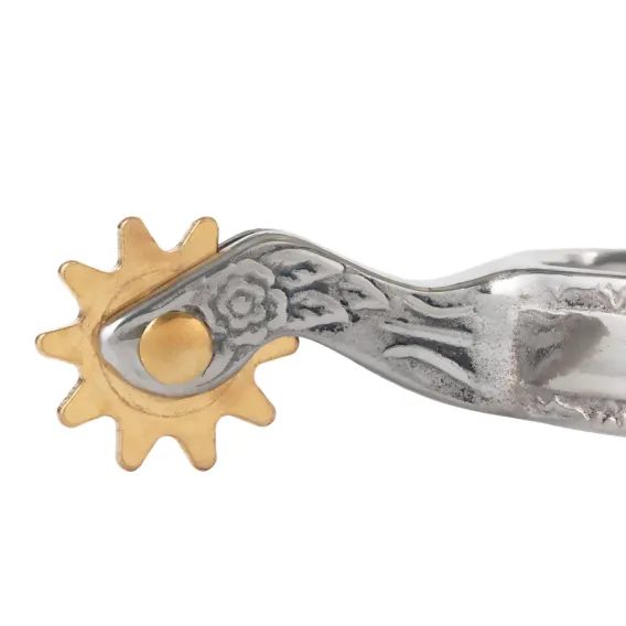 *W* Ostruhy Weaver Roping with Engraved Band dámské