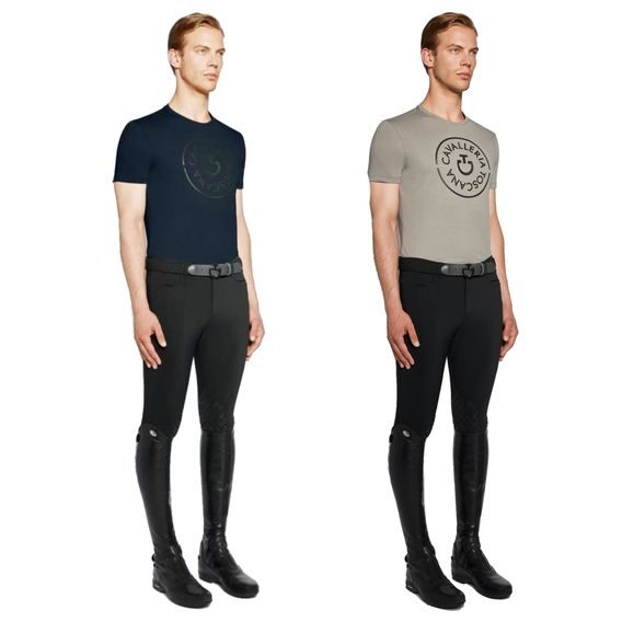 Tričko Cavalleria Toscana Double Orbit Cotton pánské KOLEKCE 2024