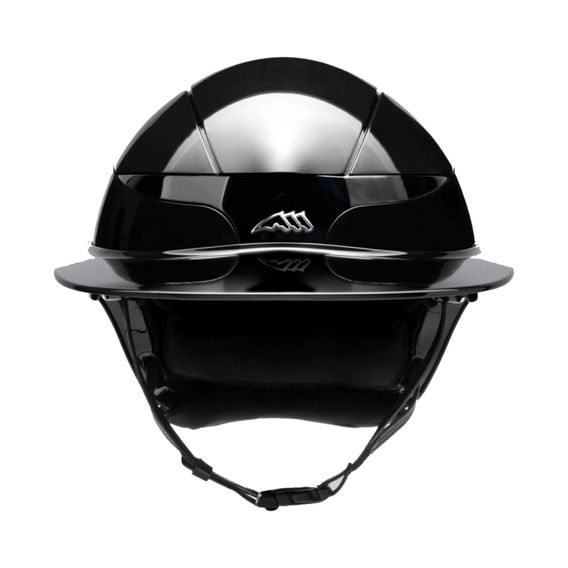 Jezdecká helma Equiline Xanto Mettalic Logo Sun Visor