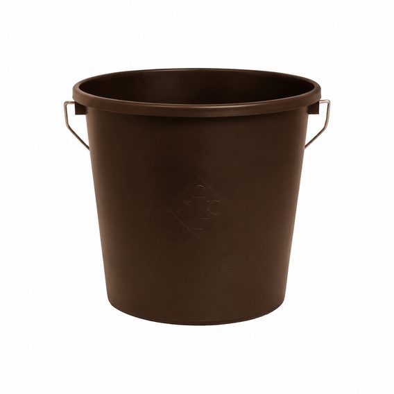 Vědro s víkem Kentucky 5l hnědé - SLEVA - chybí víčko