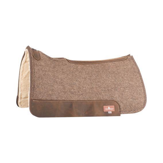 *W* Podsedlová deka Classic Equine 100% Wool Felt/Fleece Pad 1''-31"x32''