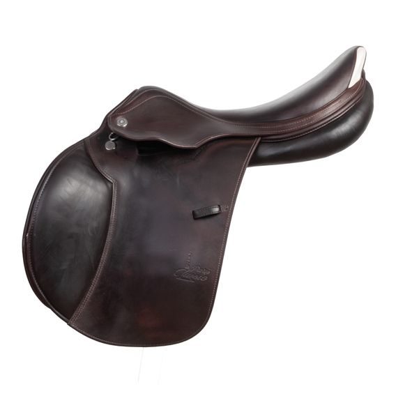 Komise č. P91980 Sedlo skokové Prestige Paris Classic 1833 LUX vlna tabák A+4 L vč.06830524 + obal modrý Prestige