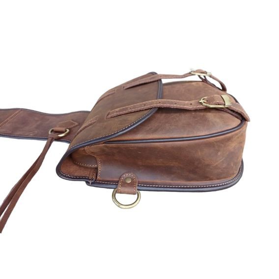 *W* Brašny k sedlu western zadní Cassini Ray kožené