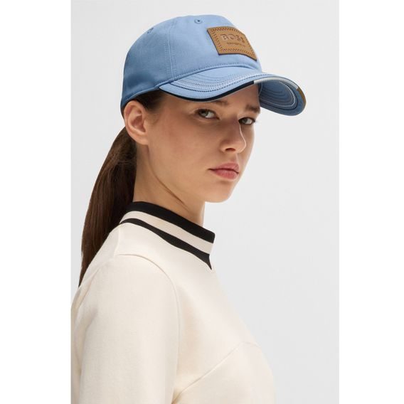 Baseballová čepice Boss Equestrian Leather Vintage Kolekce