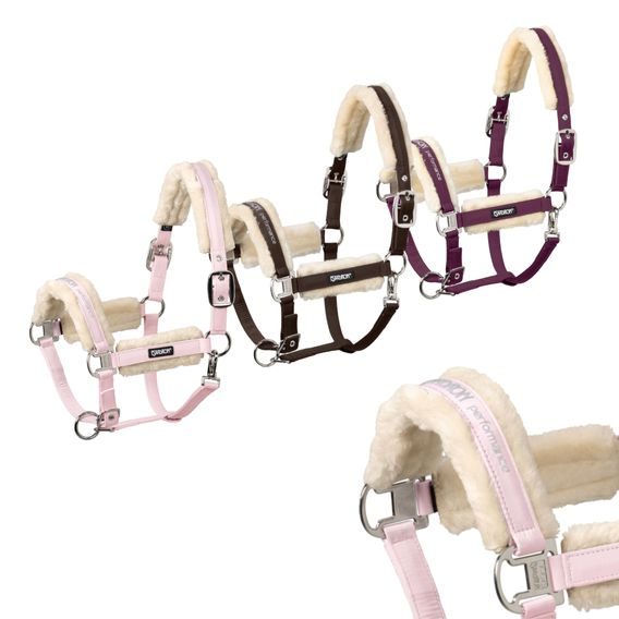 Ohlávka Eskadron Faux-Fur Double pin