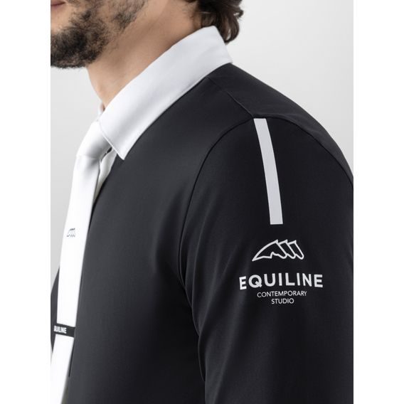 Tričko závodní Equiline Curic dl. rukáv pánské Kolekce 2025