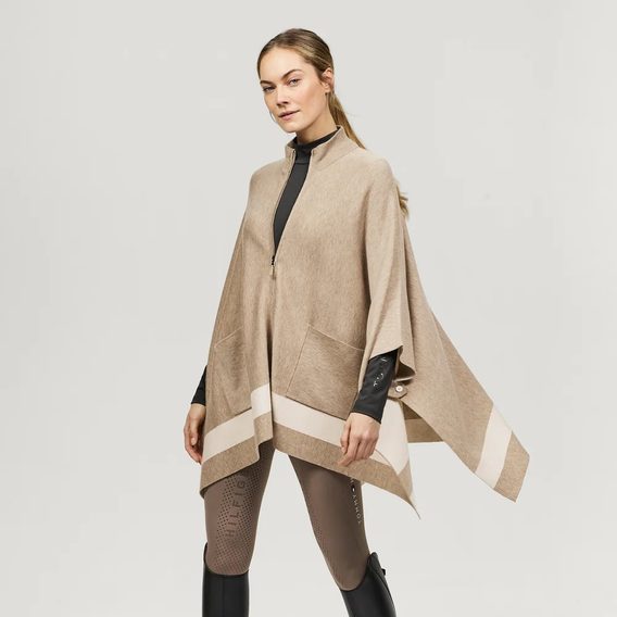 Pončo Tommy Hilfiger Equestrian Greenwood dámské Kolekce 2026/27