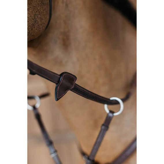 Otěže pogumované Dy'on Plaited Finish 7 zarážek NE05W