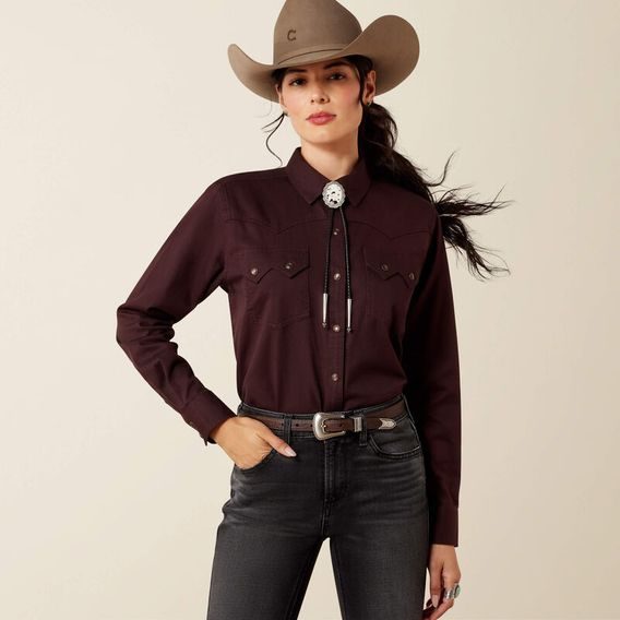 *W* Košile Ariat® WMS REAL Earthbound Western Snap Shirt dámská Kolekce 2026/27