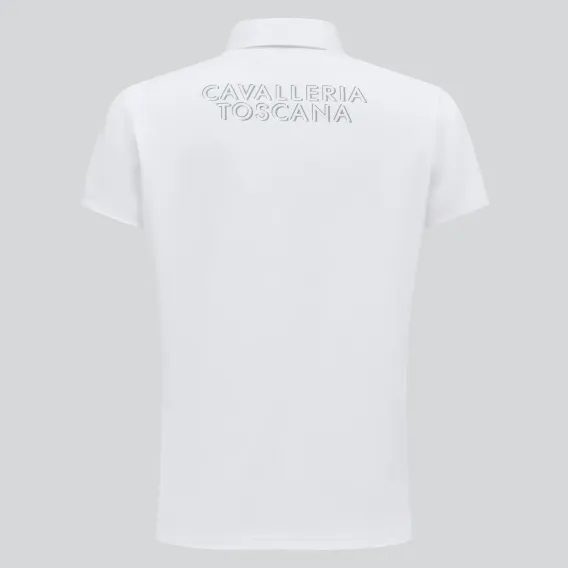 Tričko závodní Cavalleria Toscana Jersey Button Competition dětské/chlapecké KOLEKCE 2024