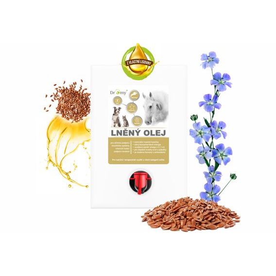 Dromy Lněný olej 3 l