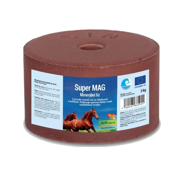 Minerální liz pro koně s horčíkem, vápníkem a fosforem 3kg