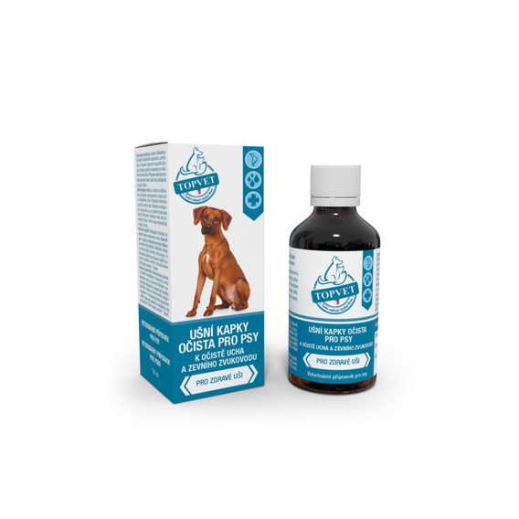 Topvet Ušní kapky lihové pro psy 50ml
