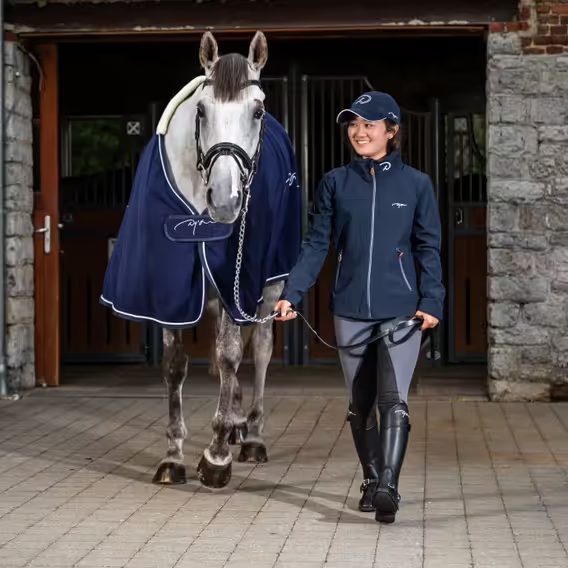 Vodítko Dy'on Working kožené s řetízkem