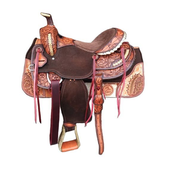 *W* Westernové sedlo Roper FQH/16+zadní podbřišník