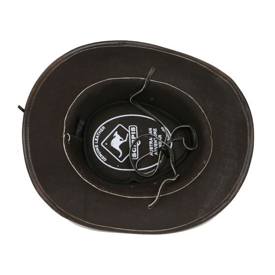 *W* Australský klobouk kožený Concho