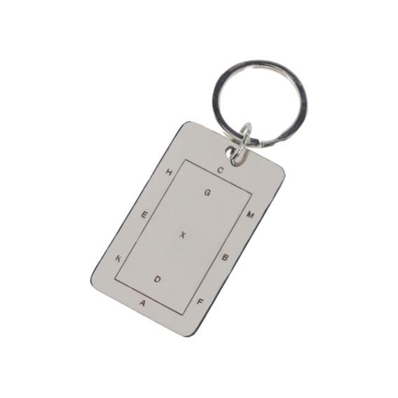 Klíčenka QHP drezurní obdélník