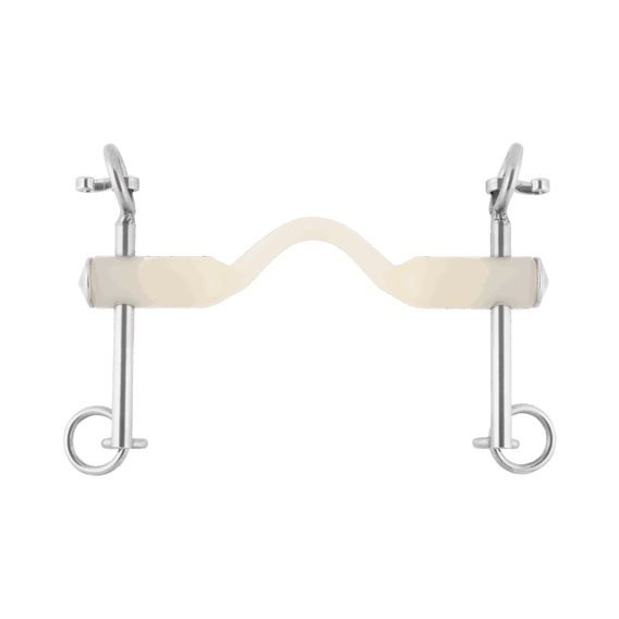 Drezurní páka Nathe weymouth w.port 20mm cheeks 5,5cm DOPRODEJ