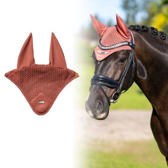 Čabraka na uši Equestrian Stockholm Modern Coral Kolekce 2025