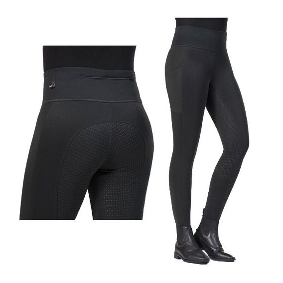 Jeggings HKM Cosy Style Termo grip sed dámské