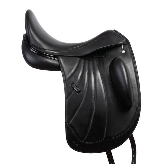 Sedlo drezurní KenTaur Rhodé GRP Slim 17,5/2 DK vlna černá SUPER COMFORT glitter+lak MK SLEVA-10% lehce použité