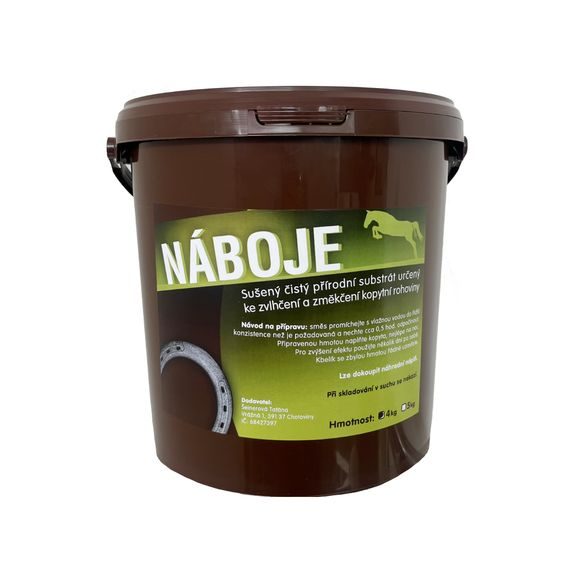 Náboje do kopyt kbelík 4 kg