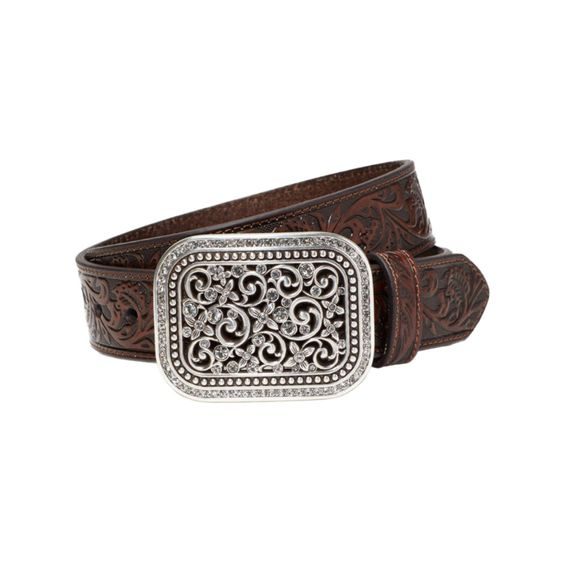 *W* Pásek Ariat® WMS Rhinestone Filigree