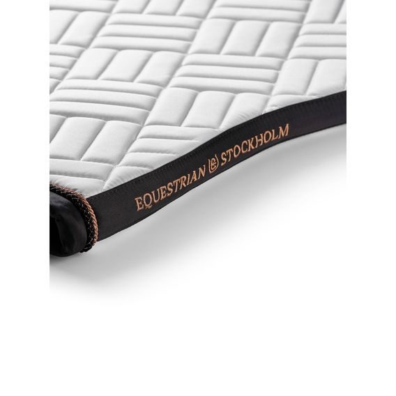 Podsedlová dečka Equestrian Stockholm Modern White Dark Ocean