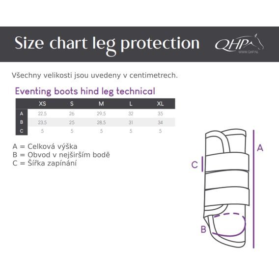Kamaše QHP Technical zadní DOPRODEJ