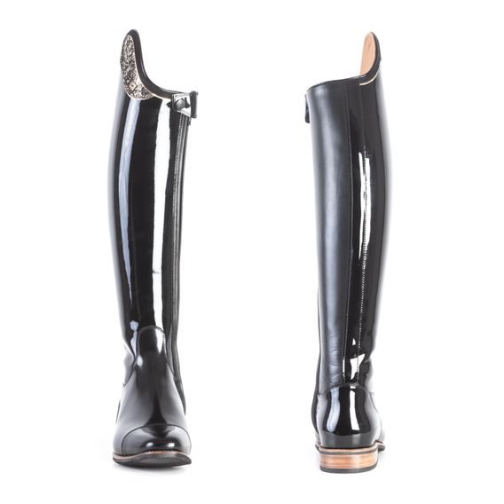 Jezdecké boty DeNiro Dressage Bellini Patent Top Up KOLEKCE