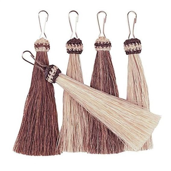 *W* Waver Horsehair Tassel Zipper Pulls