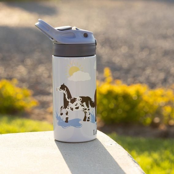 Láhev Lemieux Mini 480ml dětská Kolekce 2026 powder blue - SLEVA - chybí ochranné víčko na pítko