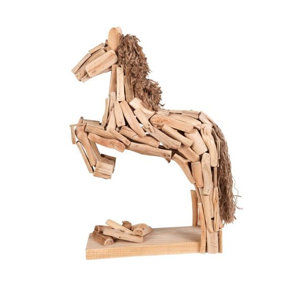 Soška "Kůň ve skoku" menší 30x18x9cm OUTLET