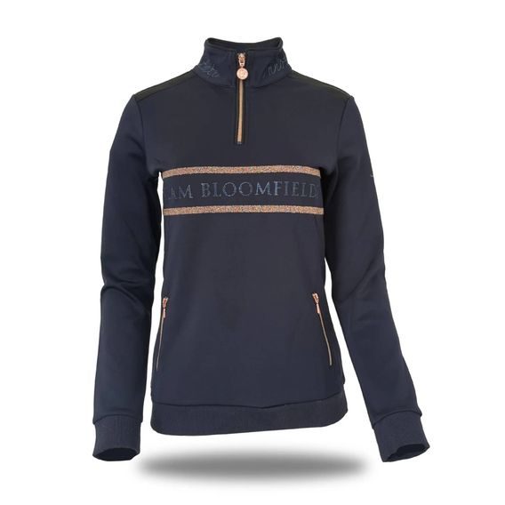 Mikina Team Bloomfields Camille Crystal Qurter Zip dětská